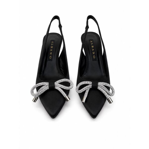 e3456081-57b1-4ab3-896f-b726ef34325f Albano Décolleté Slingback Donna Nere Tacco 80
