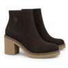 U.s. polo assn. stivaletti donna marroni con tacco e plateau