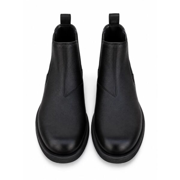 Stivaletti uomo chelsea in vera pelle nera  ankle boots ele