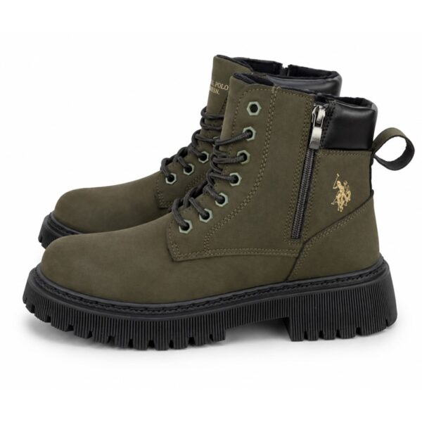 U.s. polo assn. stivaletti donna ankle boots platform  beig