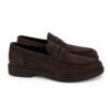 Geox mocassini uomo in camoscio marrone  eleganti e casual