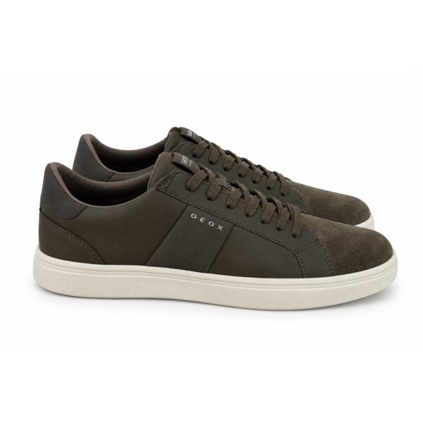 Geox sneakers uomo blu e verde oliva  scarpe casual sportiv