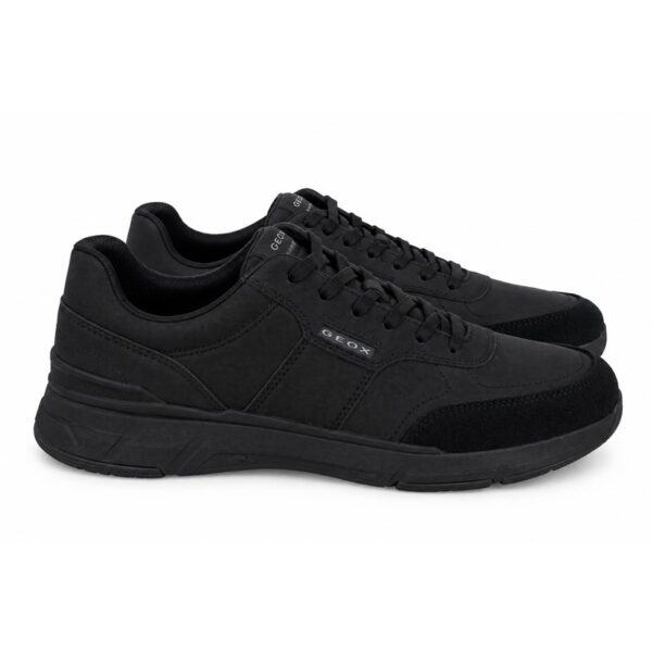 Geox sneakers uomo in pelle e camoscio  2 colori