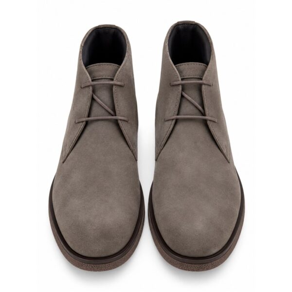 Stivaletti uomo in camoscio blu e tortora  ankle boots stri