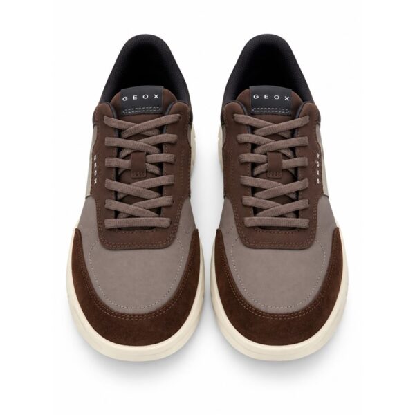 Geox sneakers uomo in pelle e camoscio  2 colori