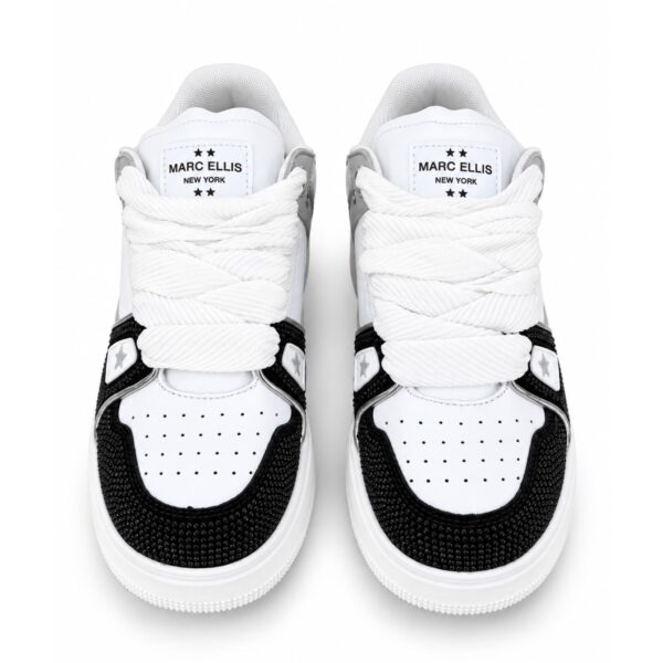 5cf49f0b-4196-426e-a043-d9e186f8b2fb Marc Ellis New York Sneakers Donna Bianche Platform con Maxi Lacci