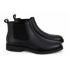 Stivaletti uomo chelsea in vera pelle nera  ankle boots ele