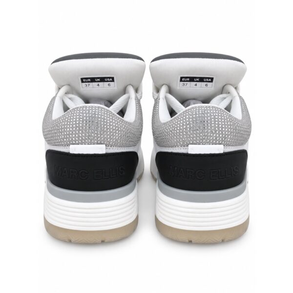 Marc Ellis Sneakers Donna Bianche e Grigie con Suola Platform
