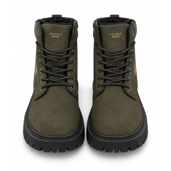 U.s. polo assn. stivaletti donna ankle boots platform  beig