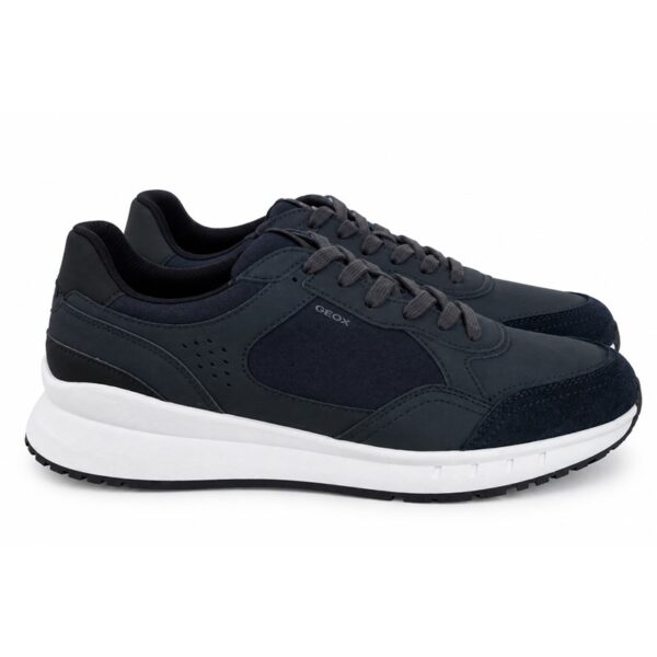 958C5F9260CB8E040B4023771623ADEB_ Geox sneakers uomo blu navy e nero scarpe casual sportive