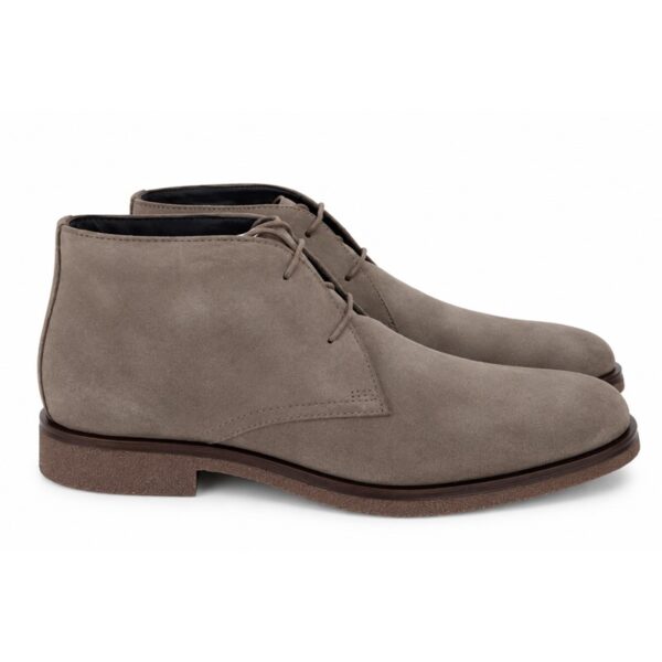 Stivaletti uomo in camoscio blu e tortora  ankle boots stri