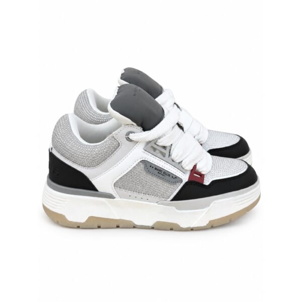 Marc Ellis Sneakers Donna Bianche e Grigie con Suola Platform