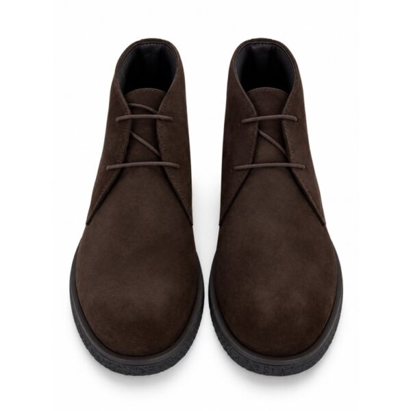 Stivaletti uomo in camoscio blu e tortora  ankle boots stri