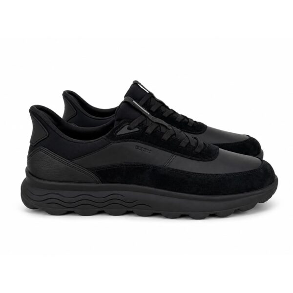 Geox sneakers uomo in pelle e camoscio  2 colori