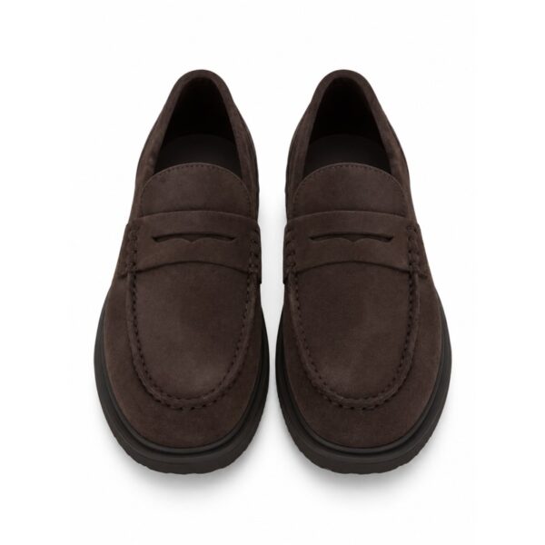 Geox mocassini uomo in camoscio marrone  eleganti e casual