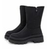 U.s. polo assn. stivali donna neri con suola platform