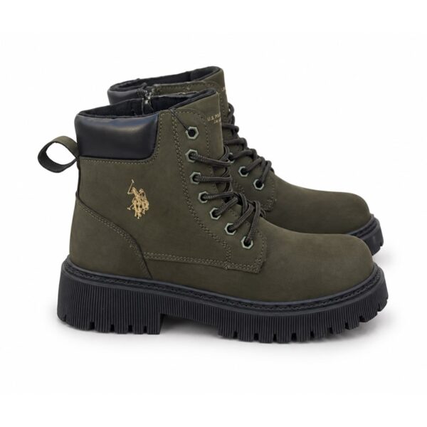 U.s. polo assn. stivaletti donna ankle boots platform  beig
