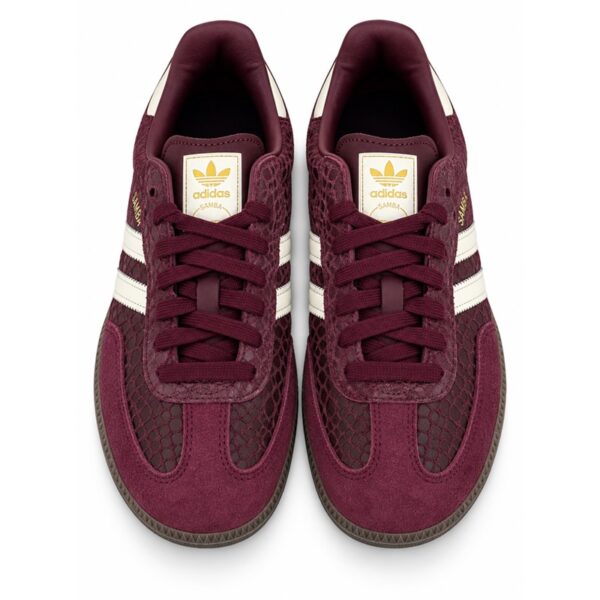 F3E91E25B6D53DDCA74817DA74F8909C_ Adidas samba donna bordeaux in camoscio sneakers iconiche