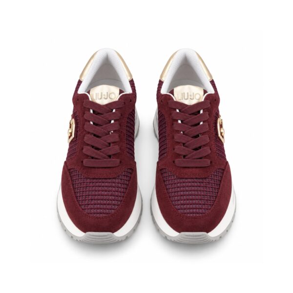 Liu-Jo Sneakers Donna Bordeaux con Maxi Suola Platform
