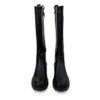 Ynot stivali donna scamosciati marroni con suola platform 