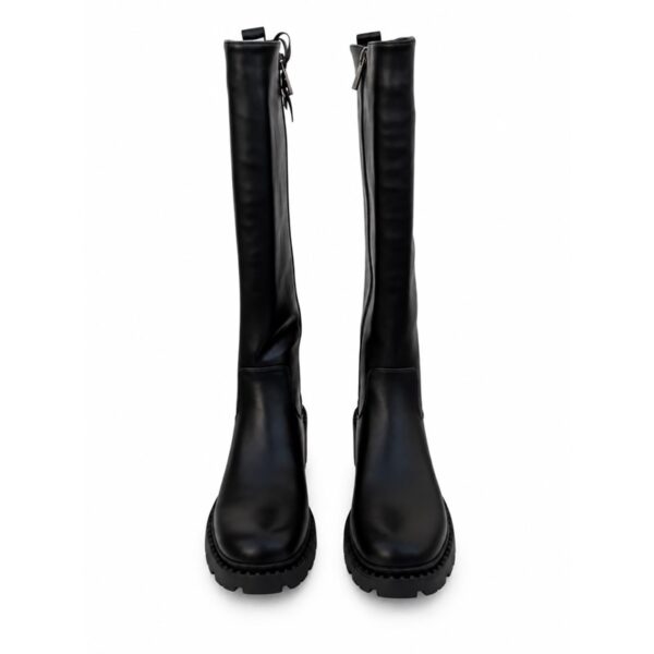 Ynot stivali donna scamosciati marroni con suola platform 