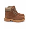 Lumberjack stivaletti donna in nabuk color cuoio con lacci e