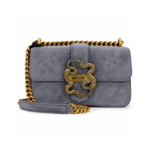 112858d0-867e-4b4e-ae0a-62c7c24e4496 Just Cavalli Borsa Donna Grigio Effetto Scamosciato