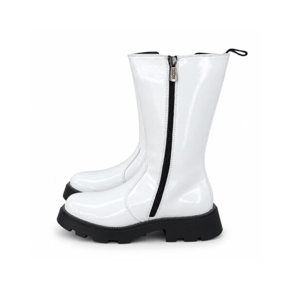 11d627e6-2a2e-4124-a90f-33a33d07be40 CULT Stivali Donna Bianchi e Suola Carrarmato