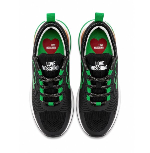 LOVE MOSCHINO Sneakers Donna Nere e Verdi