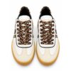 GaudÌ sneakers donna bianche con dettagli animalier leoparda