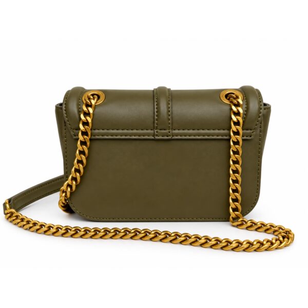 279a5a10-aeab-40ee-9efb-fd26ab7a76cc Just Cavalli Borsa Donna Verde Oliva con Catena
