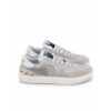 Emanuelle vee sneakers donna beige e argento con strass e bo