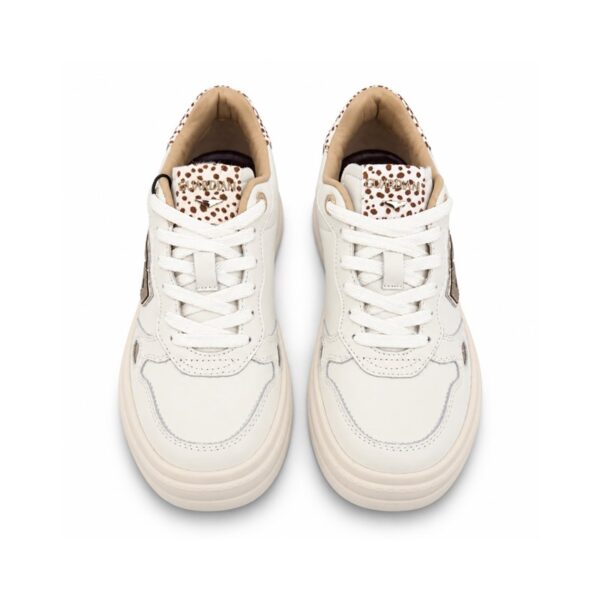 353B45CC01A1756F2E12E5606753C14D_ Guardiani sneakers donna bianche con dettagli animalier