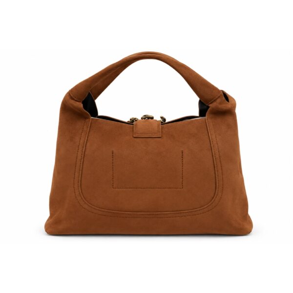 Just Cavalli Borsa Donna Marrone Effetto Camoscio