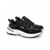 4us sneakers donna nere con suola alta 5 cm sportive e casua