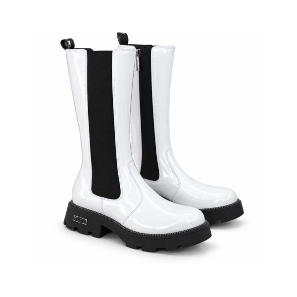3a2e2f7a-e797-4176-85d1-d6d881b645d7 CULT Stivali Donna Bianchi e Suola Carrarmato