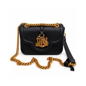 3ee771ac-c70f-43d0-ab7f-549c00bf2973 Just Cavalli Borsa Donna Nera a Tracolla con Catena