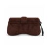 Just Cavalli Borsa Donna Marrone Effetto Scamosciato