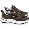 Ynot sneakers donna bordeaux con suola chunky e dettagli ros