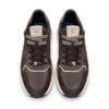 Guardiani sneakers uomo marroni e tortora con dettagli verde