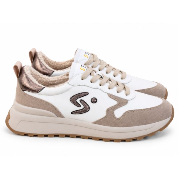 62f96117-1357-44da-8ec7-a1fec005d4e1 STAR FEET Sneakers Donna Beige e Bronzo