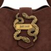 6605bc76-524b-4d9d-ad61-ddee61a8d410 Just Cavalli Borsa Donna a Spalla Marrone Effetto Scamosciato