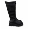 Ynot stivali donna neri con zeppa e suola platform  tacco 5