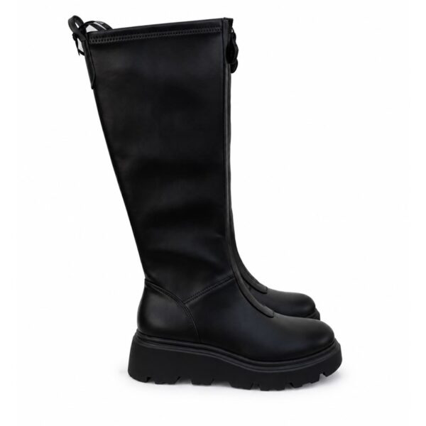 Ynot stivali donna neri con zeppa e suola platform  tacco 5