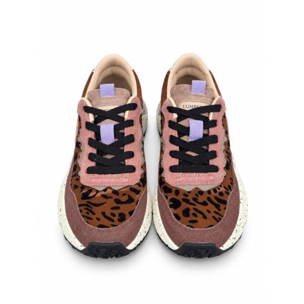 6FF26AA83533C672CFB76BF1E57DCF7F_ Lumberjack sneakers donna leopardate marrone e rosa con suol