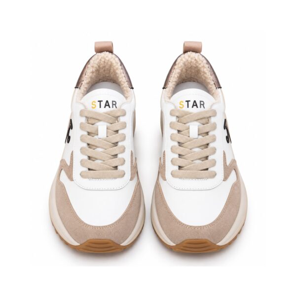 6bfb829f-d33f-4ece-995c-8caa5f0f4b15 STAR FEET Sneakers Donna Beige e Bronzo