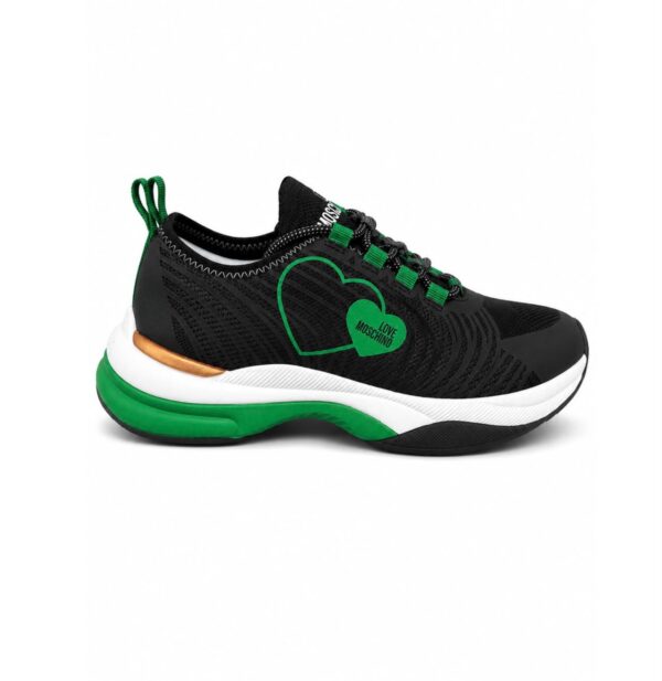 LOVE MOSCHINO Sneakers Donna Nere e Verdi