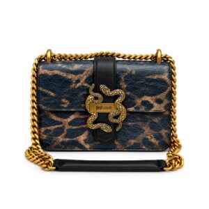 6e98bfd2-f6a7-45d2-93fe-99c6fdaa55e7 Just Cavalli Borsa Donna Animalier Blu e Marrone