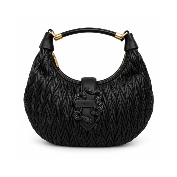 743899a8-b374-4a80-833e-0b974adccc32 Just Cavalli Borsa Donna Nera Intrecciata