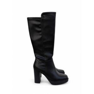 75C338749120F9D8931D6A49662CDE99_ Ynot? stivali donna neri con tacco alto 9 cm e plateau